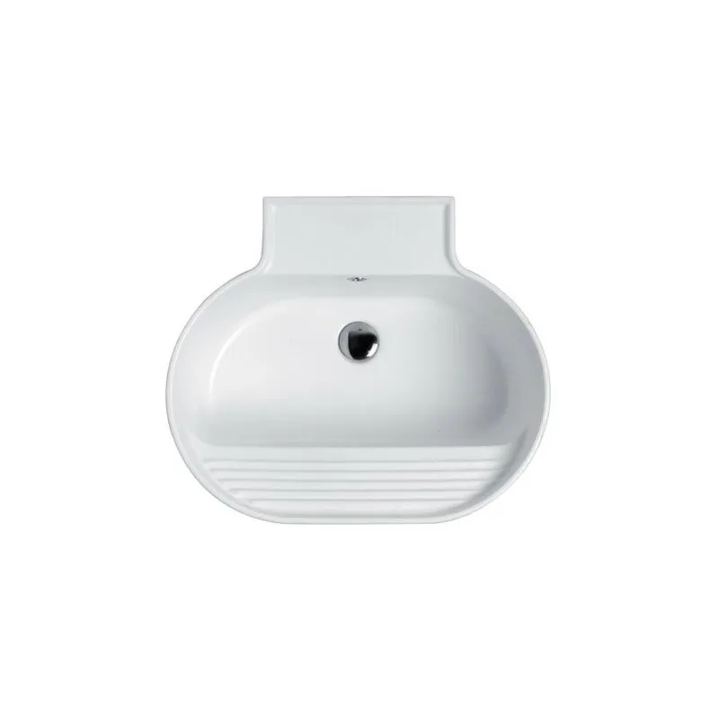 Lavabo Sospeso o Da Appoggio Tino Colavene 60x50x30 Bianco Opaco - LATN605T