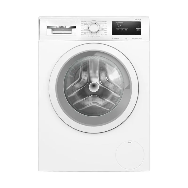  - Serie 4 WAN24008II Lavatrice a carica frontale 8 Kg 1200 giri Classe a Vapore Iron Assist Programma Hygiene Plus Motore Inverter EcoSilence