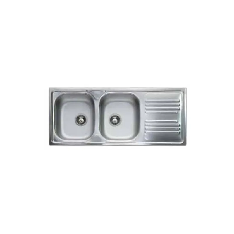  - TM1162IRPC Lavandino da cucina top-mount Rettangolare Acciaio inossidabile lavello