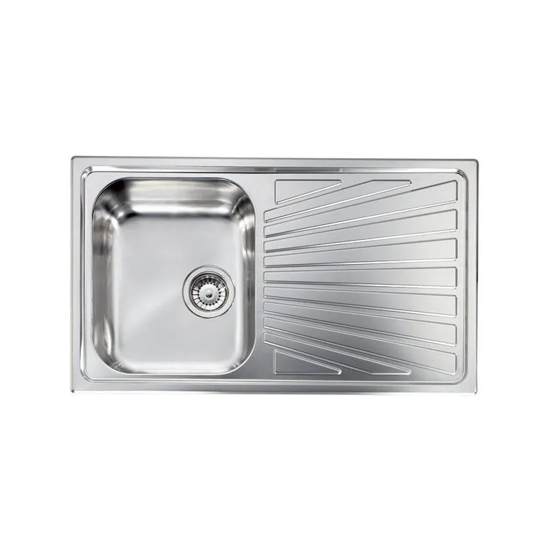  - Lavello cometa 86x50 1 vasca destra+ gocciolatoio acciaio inox