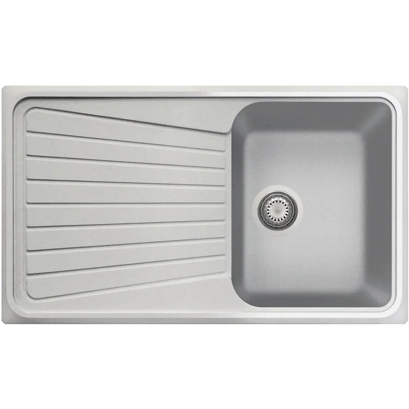 Plados - Lavello composito cucina SP0791 una vasca - UM41 Alluminio