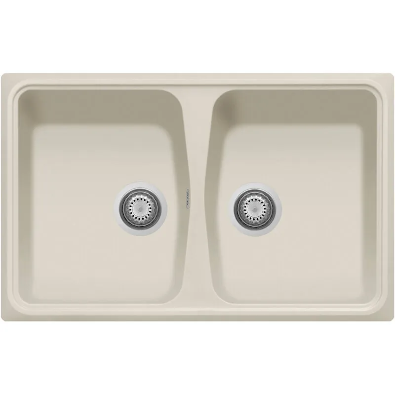 Plados - Lavello composito cucina SP0792 due vasche - UQ87 Bianco Antico