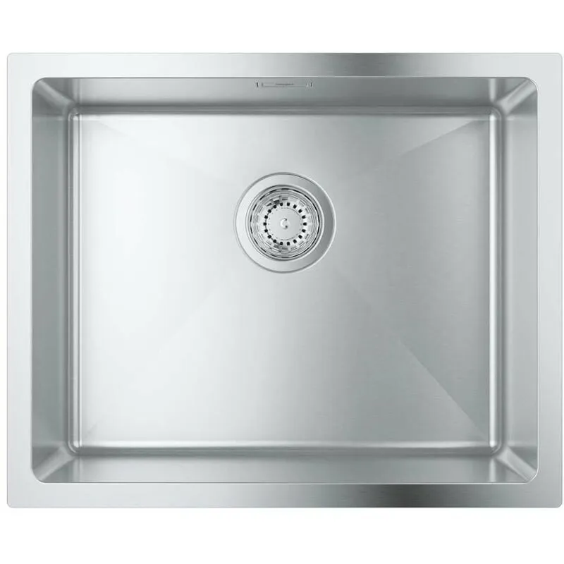 Lavelli - Lavello K700U con sistema di scarico, 54x44 cm, acciaio inox spazzolato 31574SD1 - 