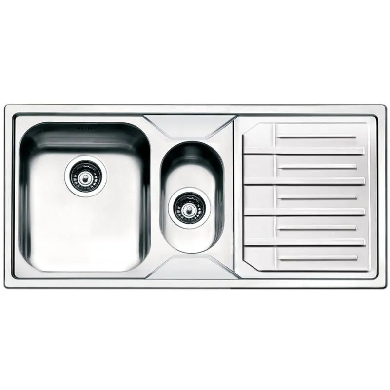 Lavello semifilo inox 100x50 cm