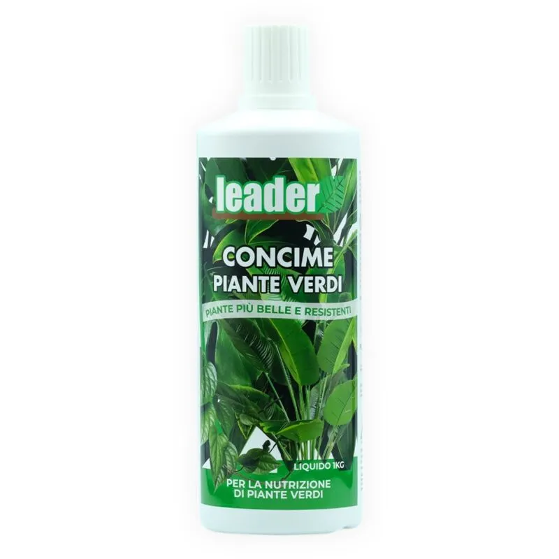 Concime piante verdi liquido 1kg - Leader