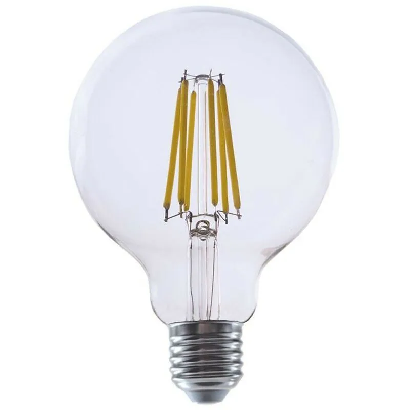 LAMPADINA LED E27 4W BULB G95 GLOBO FILAMENT IN VETRO TRASPARENTE - SKU 2994 / 2995 Bianco Naturale