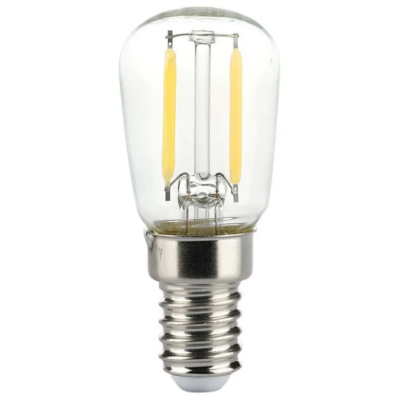 V-tac - Lampadina led Attacco E14 da 2W ST26 Filamento Bianco Caldo