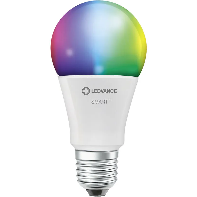 Ledvance - Lampada led intelligente con tecnologia WiFi, attacco E27, dimmerabile, colore della luce modificabile(2700-6500K), colori rgb