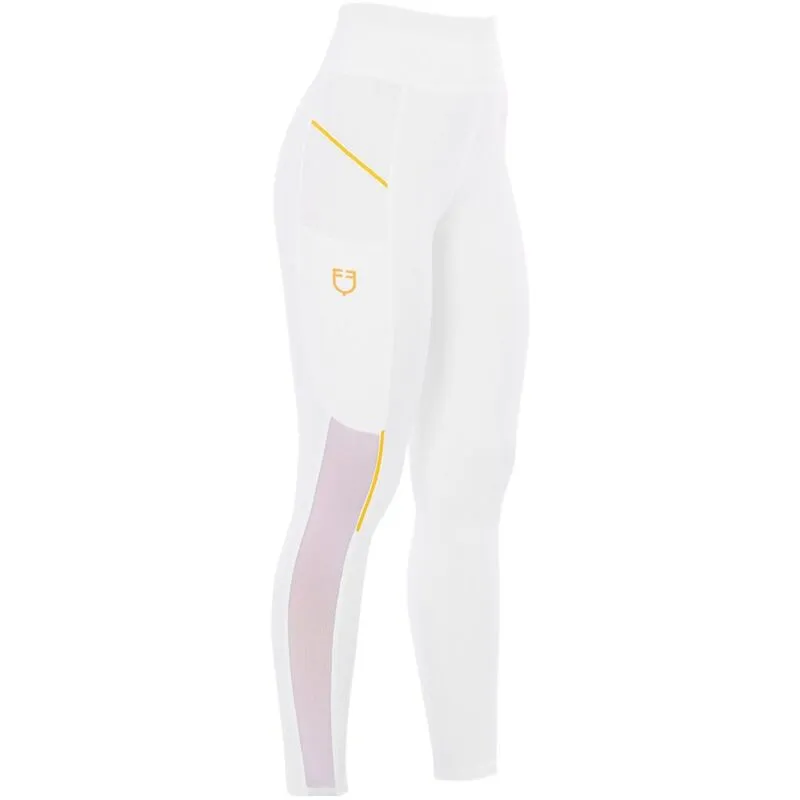 Leggings da donna slim fit in tessuto tecnico con full grip elasticizzati leggeri e traspiranti : m, Nero