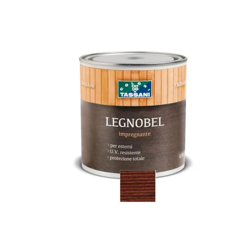 Tassani - legnobel 2,50 lt impregnante a solvente vernice per legno Mogano - Mogano