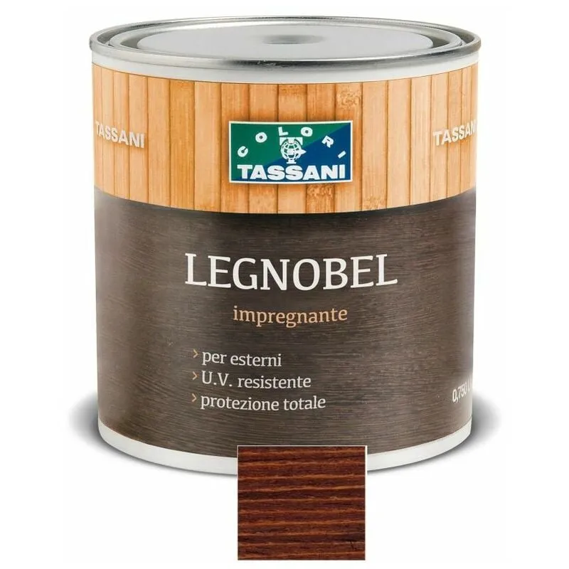 Legnobel Impregnante a Solvente Mogano 500 ml - Tassani