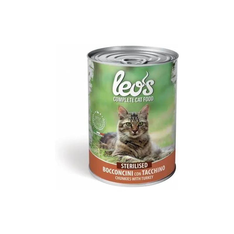 Leo's cat sterilised tacchino 415GR