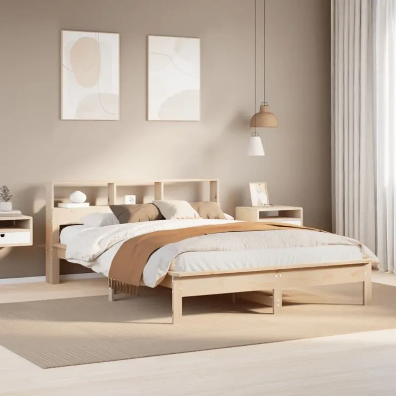 Vidaxl - Letto Libreria senza Materasso 120x200cm Legno Massello di Pino