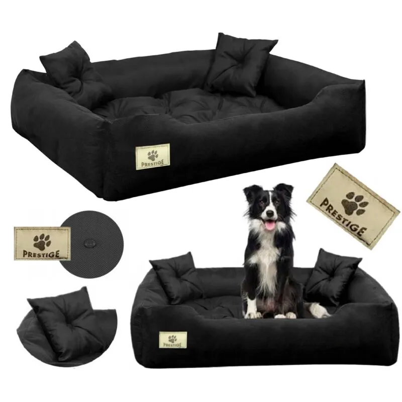 Letto per cani box PRESTIGE 55x45 cm impermeabile nero