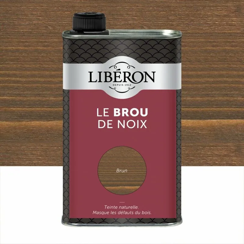 Liberon - mallo di noce, 0,5 l, marrone scuro