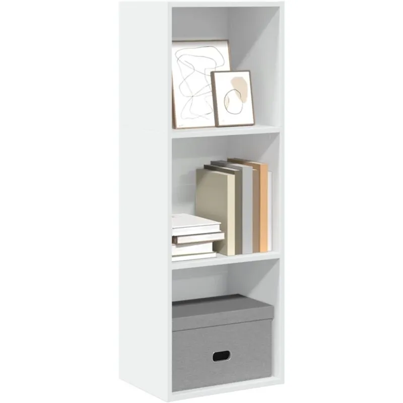 Libreria Bianca 40x30x114 cm in Legno Multistrato - Vidaxl