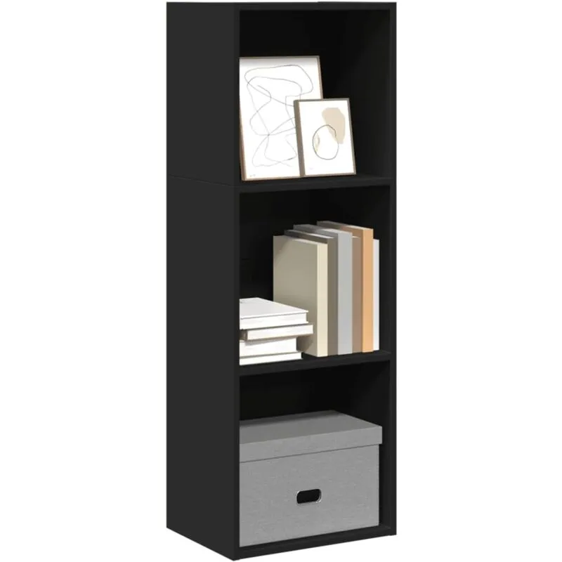 Libreria Nera 40x30x114 cm in Legno Multistrato - Vidaxl