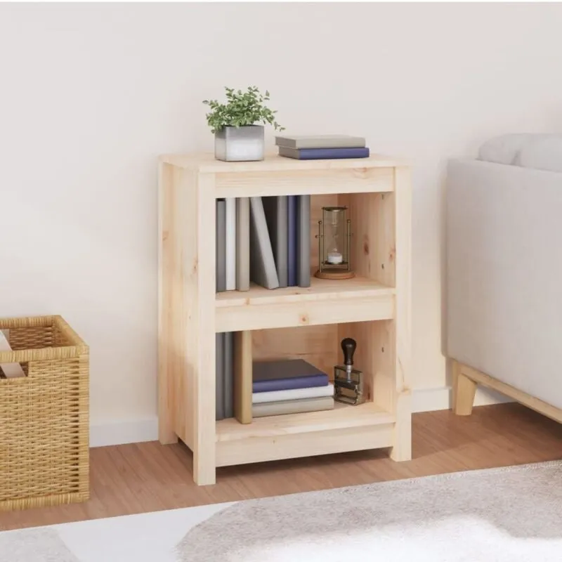 Libreria 50x35x68 cm in Legno Massello di Pino - Vidaxl