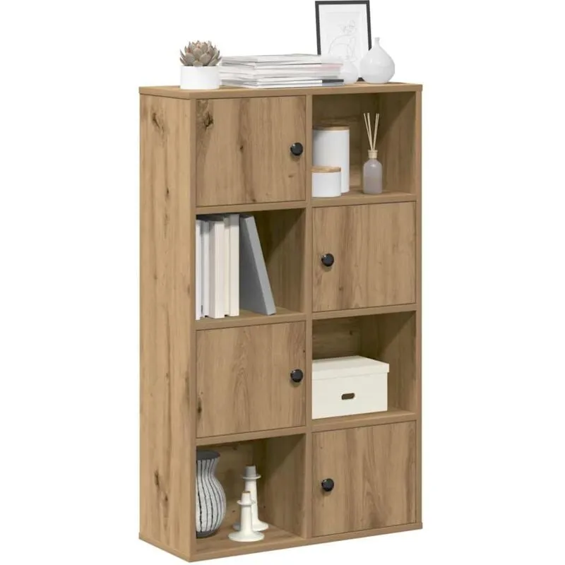 Libreria Rovere Artigianale 60x24x101,5 cm in Legno Multistrato - Vidaxl