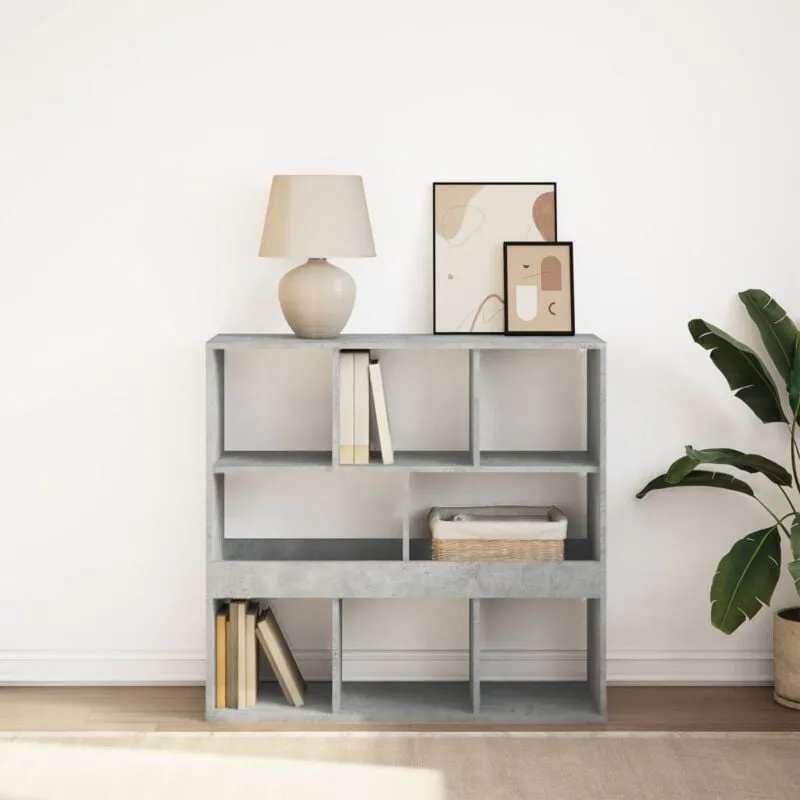 Libreria/Divisorio Grigio Cemento 100x33x94,5 cm - Vidaxl