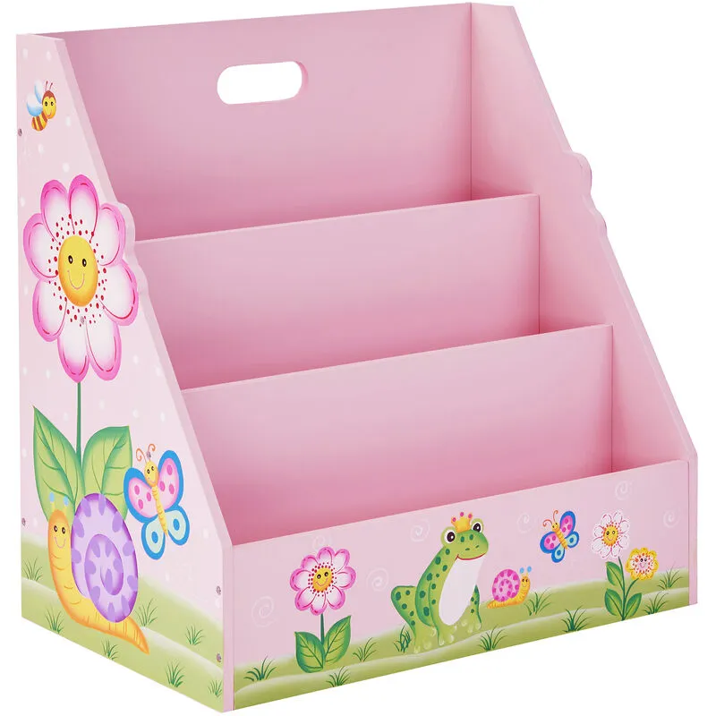 Libreria per Bambini Scaffale in Legno Magic Garden Fantasy Fields TD-13142A - Multicolore