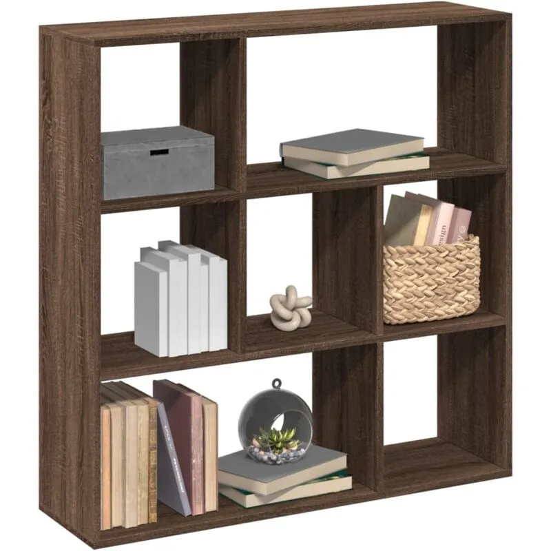 Vidaxl - Libreria Divisorio Rovere Marrone 102x29x103,5 cm in Truciolato