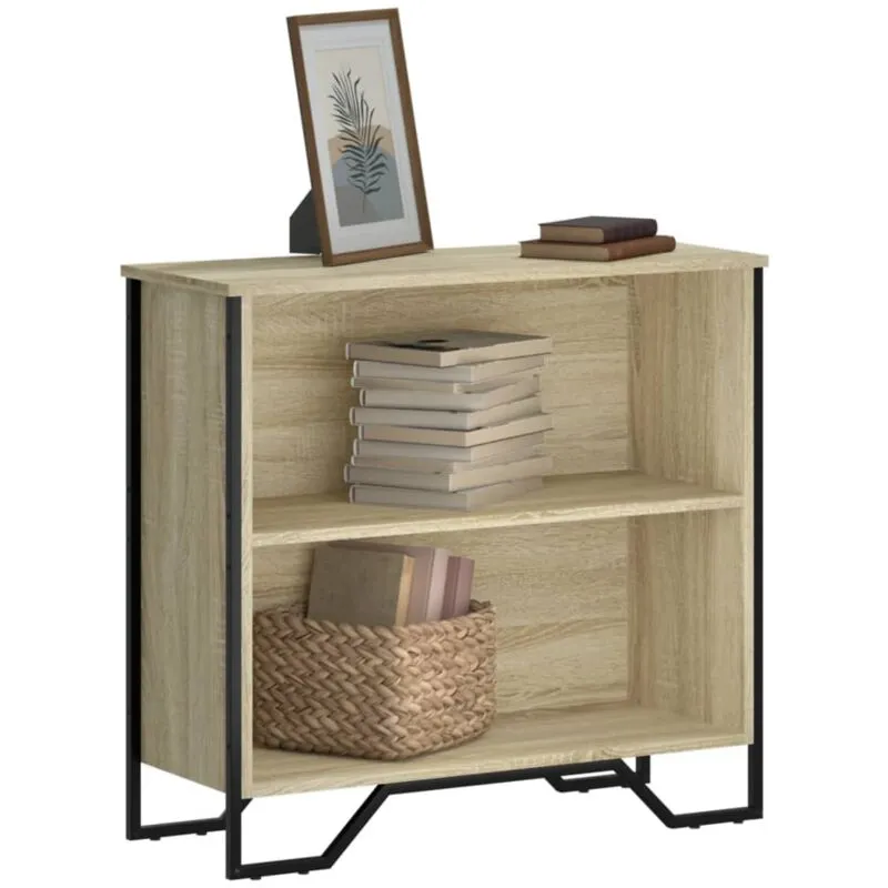 Libreria Rovere Sonoma 80x31x74,5 cm in Legno Multistrato - Vidaxl