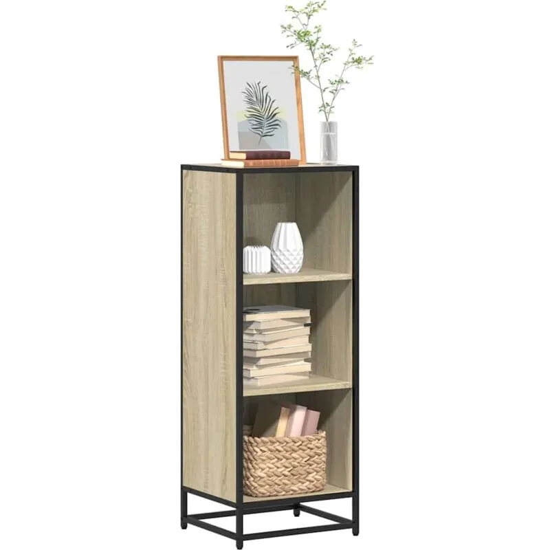 Libreria Rovere Sonoma 40x35x107,5 cm in Legno Multistrato - Vidaxl