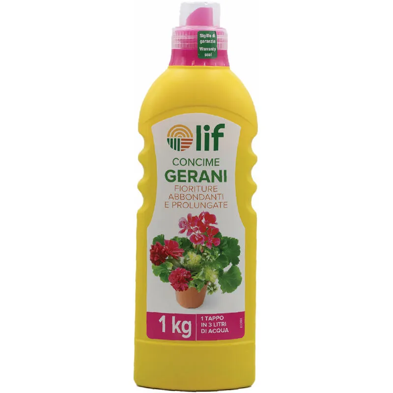 Lif concime liquido 'gerani' Gr. 1000 .. a formula potenziata.