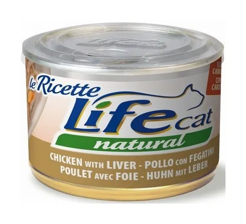  - Cat Natural Le Ricette per Gatto da 150 gr Pollo con Fegatini