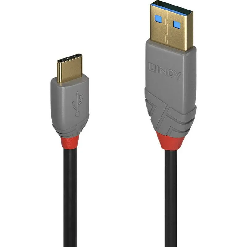 LINDY Cavo USB USB 2.0 Spina USB-A, Spina USB-C® 1.00 m Nero 36886