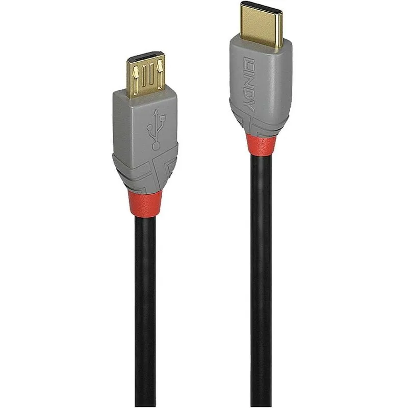  - Cavo usb usb 2.0 Spina usb-c®, Spina USB-Micro-B 2.00 m Nero, Grigio 36892