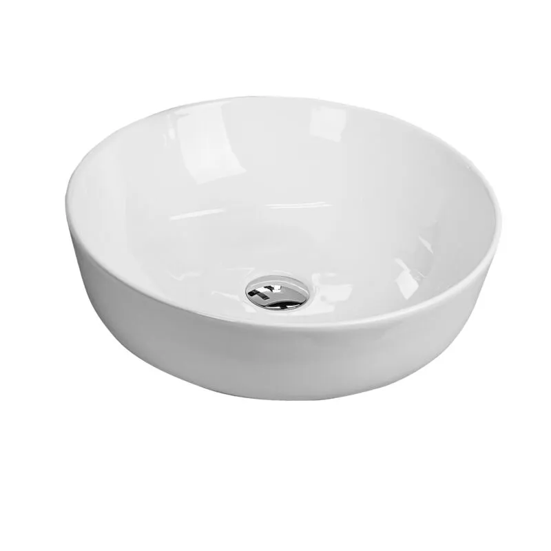 Lineabeta - Lavabo tondo da appoggio Acquaio in ceramica 41,5 cm