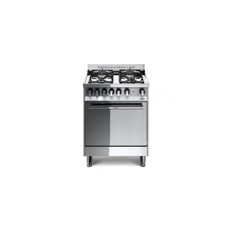  - M65GV Cucina Gas 4 Fornelli con Forno Elettrico/Gas da 60 cm Acciaio inossidabile