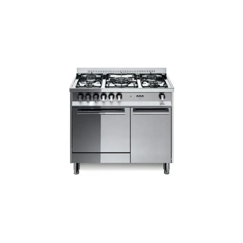  M95G/C Cucina Gas 5 Fornelli con Forno Gas da 90 cm Acciaio inossidabile