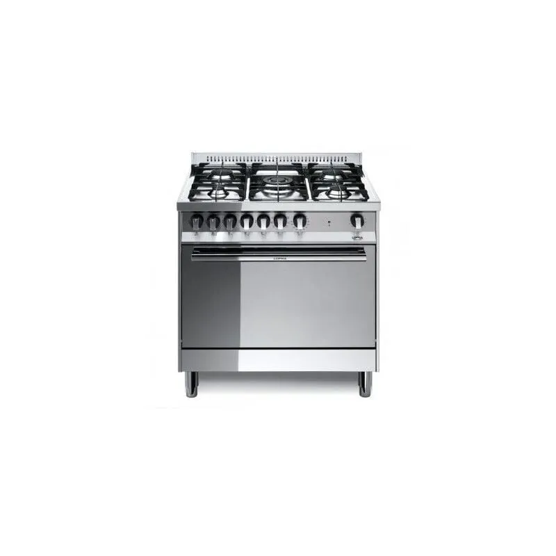  MG86GV/C Cucina Gas 5 Fornelli con Forno da 80 cm Acciaio inossidabile