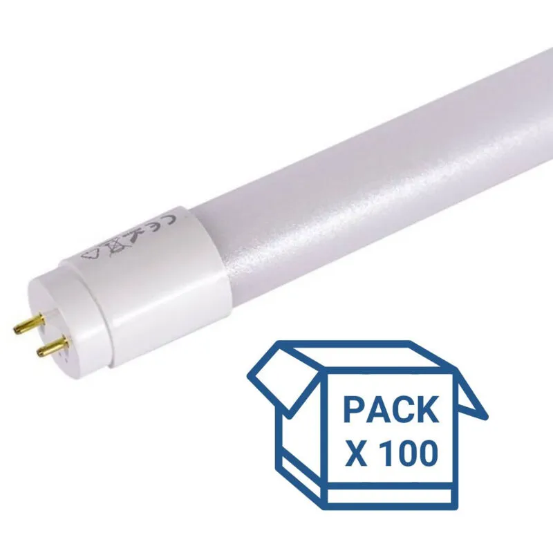 Lotto x 100 - Tubo led 120cm T8 - 18W - 140lm/W