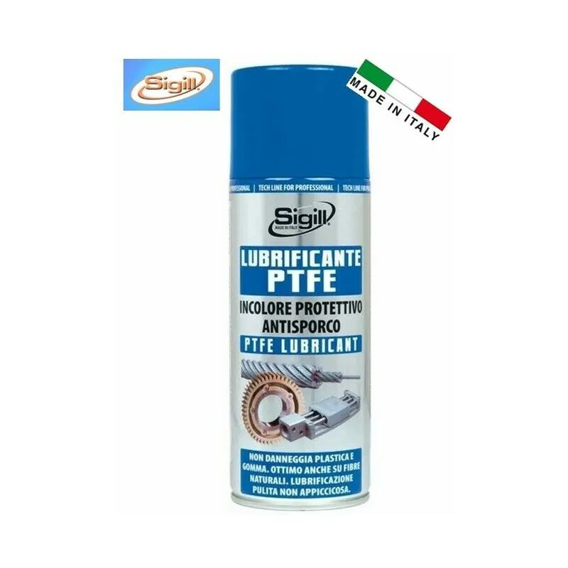 Lubrificante spray al ptfe - incolore protettivo antisporco - 400 ml Sigill
