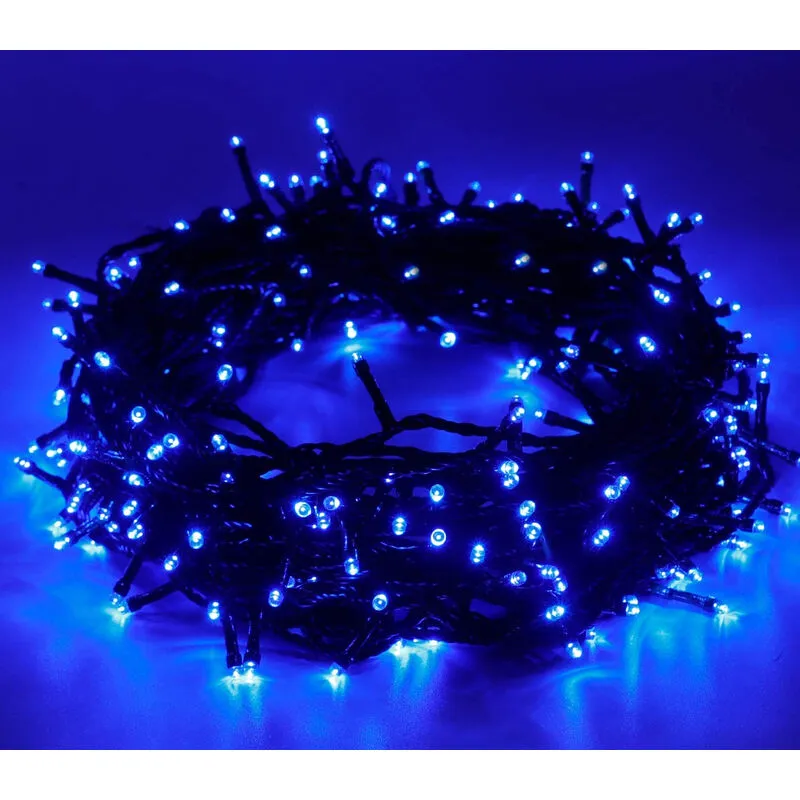 Luci Per Albero di Natale 100LED Minilucciole 8MT Catena Luminosa Luce Blu