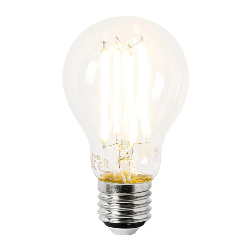 Luedd - Lampada led E27 A60 trasparente 3,8W 806 lm 2700K