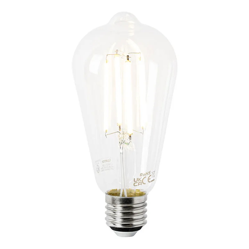  Lampada LED E27 ST64 trasparente 2.2W 470 lm 2700K