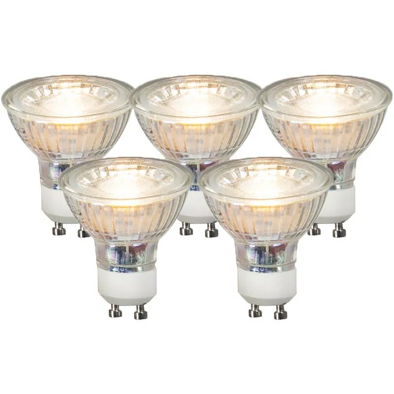 Luedd - Set di 5 lampade led GU10 cob 3.5W 330 lm 3000K