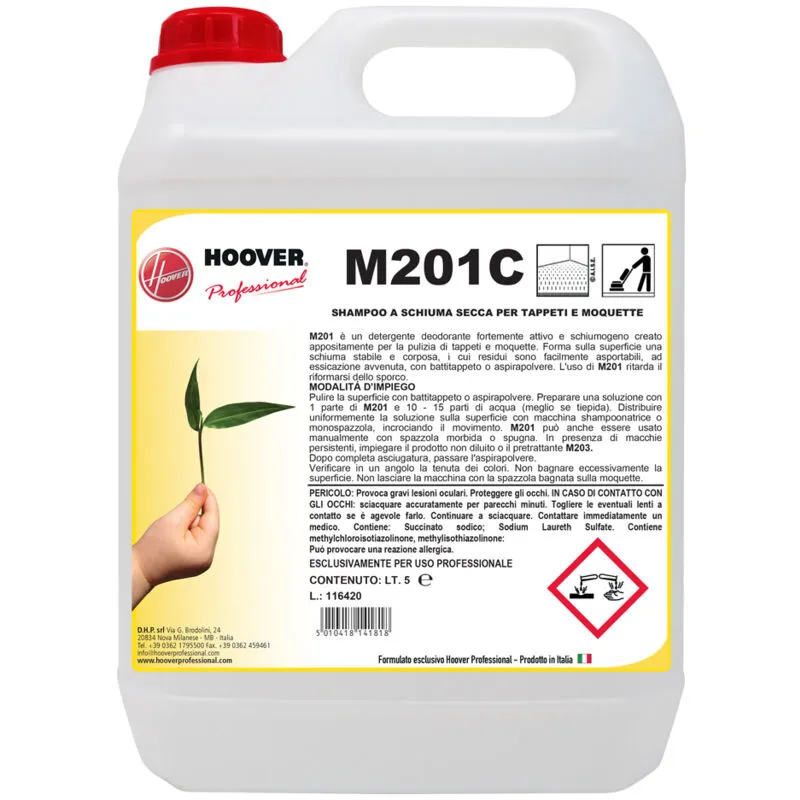 M201C Shampoo a schiuma secca