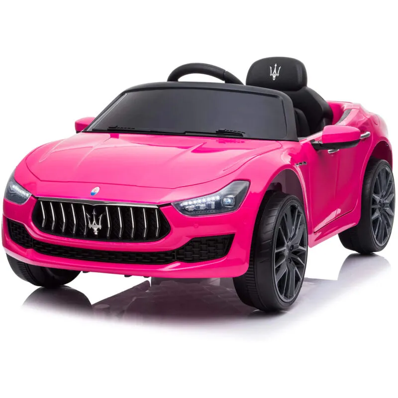 Macchina Elettrica per Bambini 12V con Licenza Maserati Ghibli Rosa