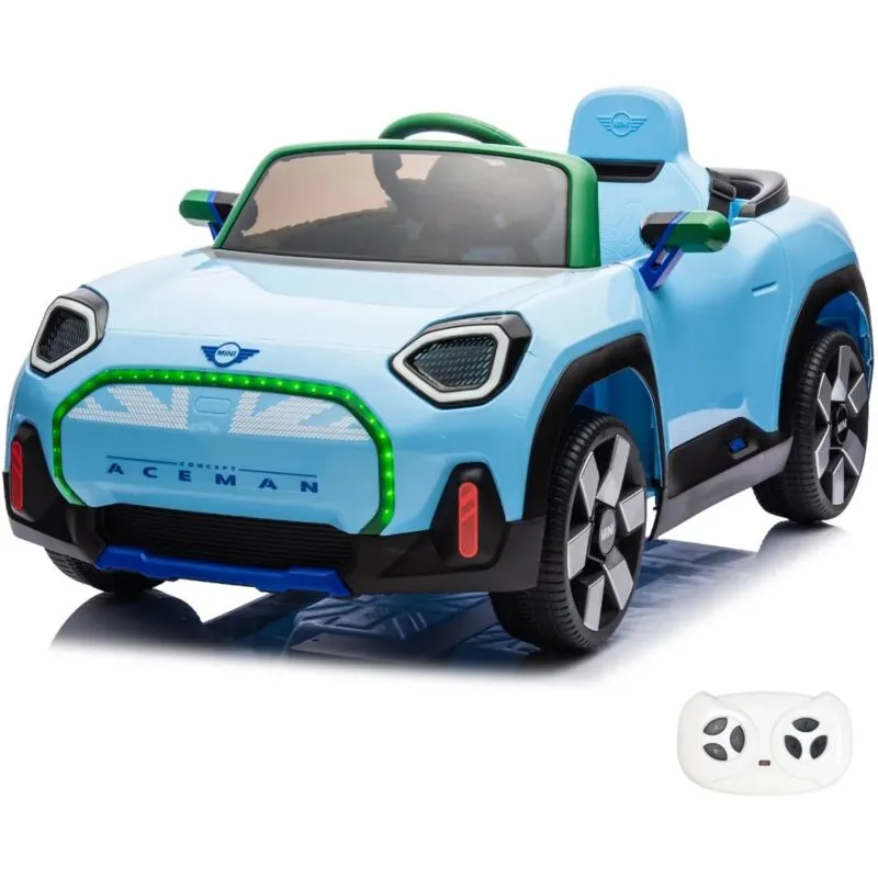  - Macchina mini Aceman Elettrica per Bambini 12V - 1 a 5 anni - Blu