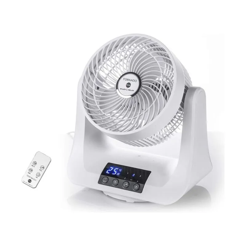 Macom Enjoy and Relax 993 Tornado Ventilatore a Doppia Oscillazione Automatica