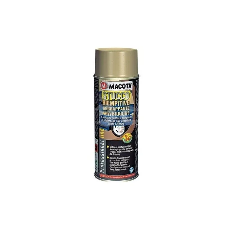 Macota - Stucco Riempitivo Beige Fondo Vernice Spray Aggrappante 400ML