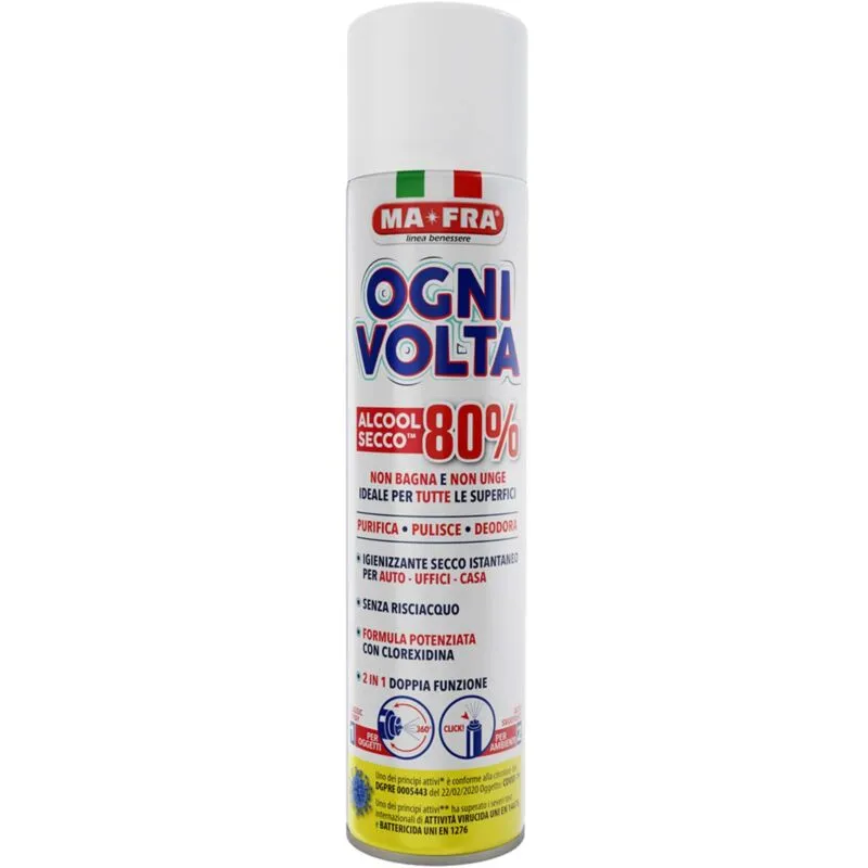 Ferramenta1.com - Mafra Igienizzante Spray 300 Ml - 12 Pz