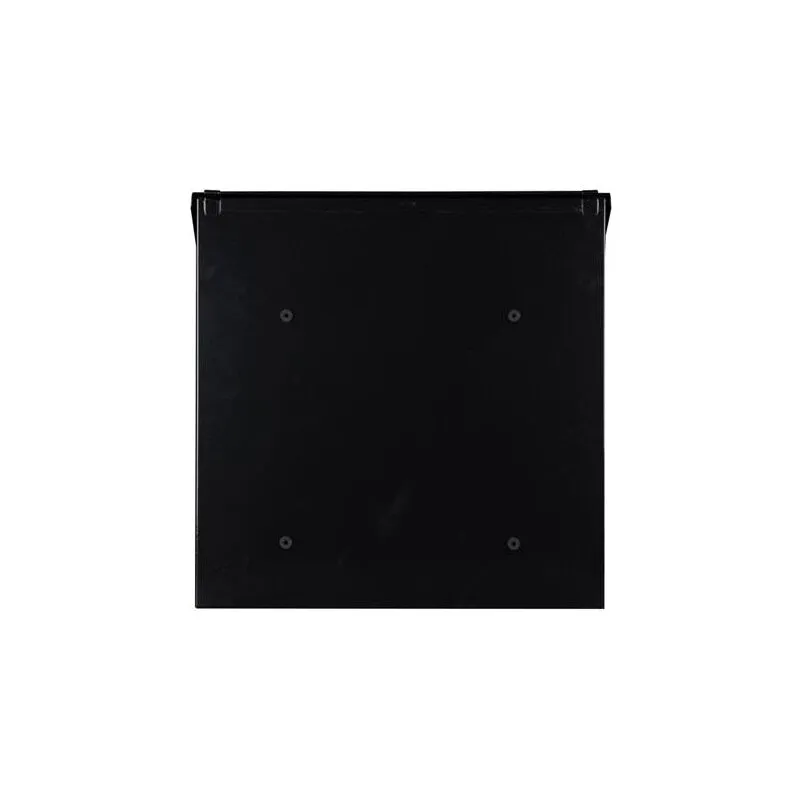 Cassetta postale - monaco - nero - 36,8 x 36,5 x 10 cm