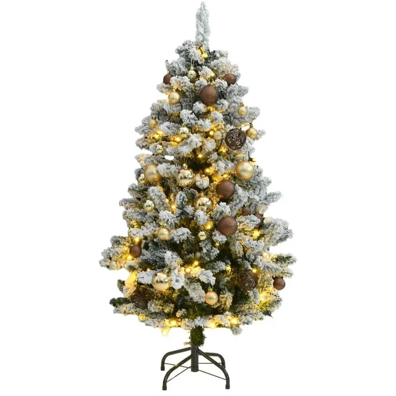 Maison du'Monde - Albero Natale Incernierato con 150 led e